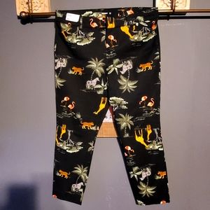 Old navy pixie animal designs capris